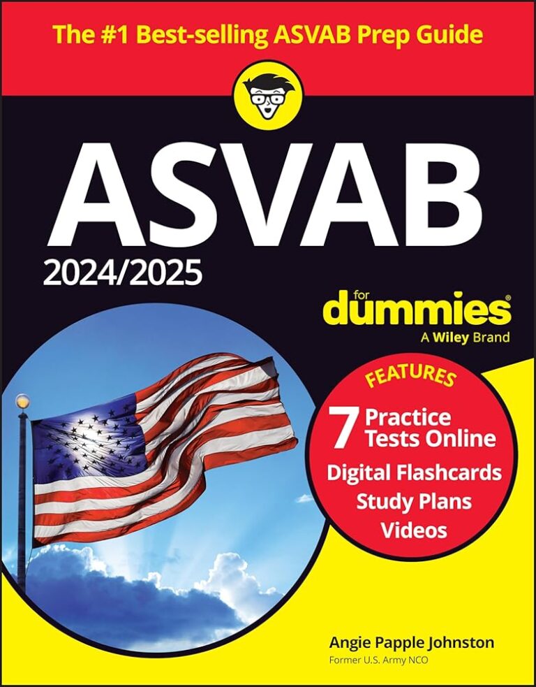 2024/2025 ASVAB For Dummies: Book & Practice