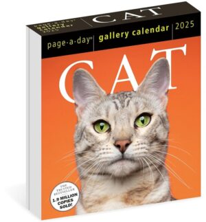 2025 Cat Page-A-Day Desktop Calendar