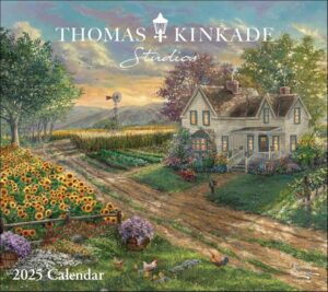 2025 Thomas Kinkade Deluxe Wall Calendar