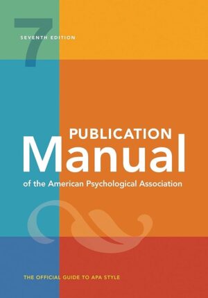 APA Publication Manual 7th Edition