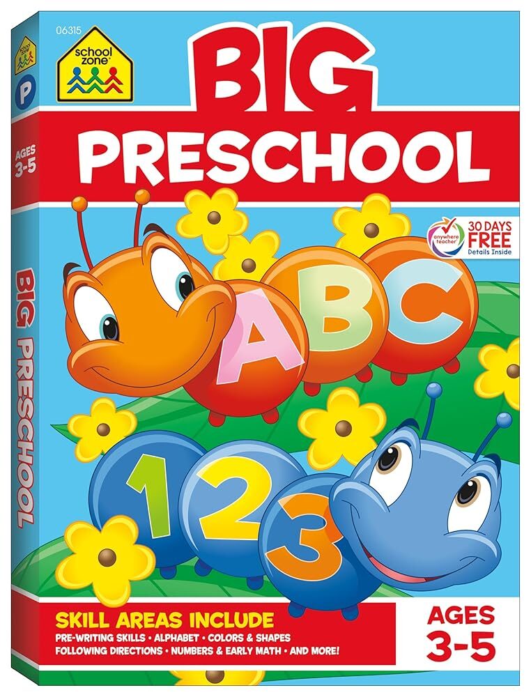 Big Preschool Workbook for Ages 3-5