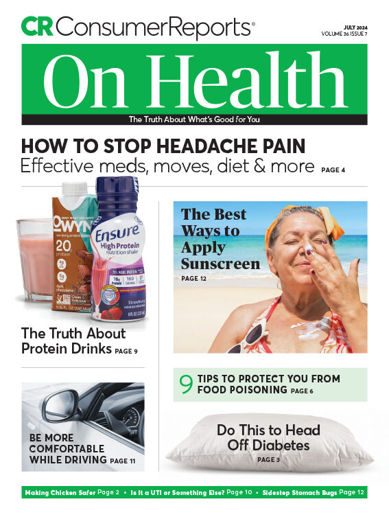 Consumer Reports On Health Magazine