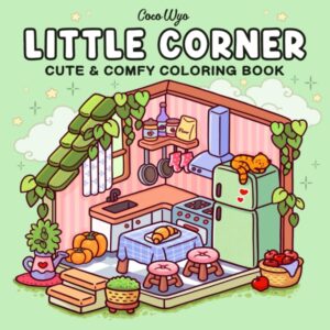 Cozy Spaces Coloring Book for Adults