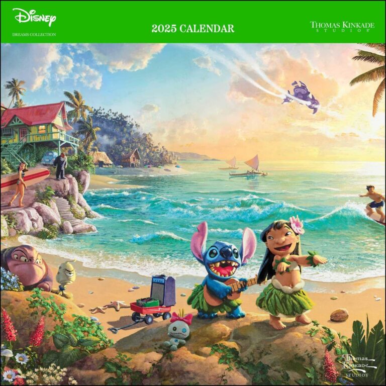 Disney Dreams 2025 Wall Calendar