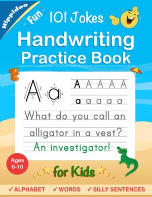 Handwriting Practice Book for Kids Ages 6-10