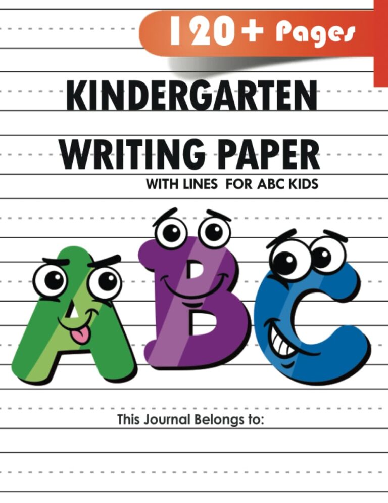 Kindergarten Handwriting Paper with Dotted Lines