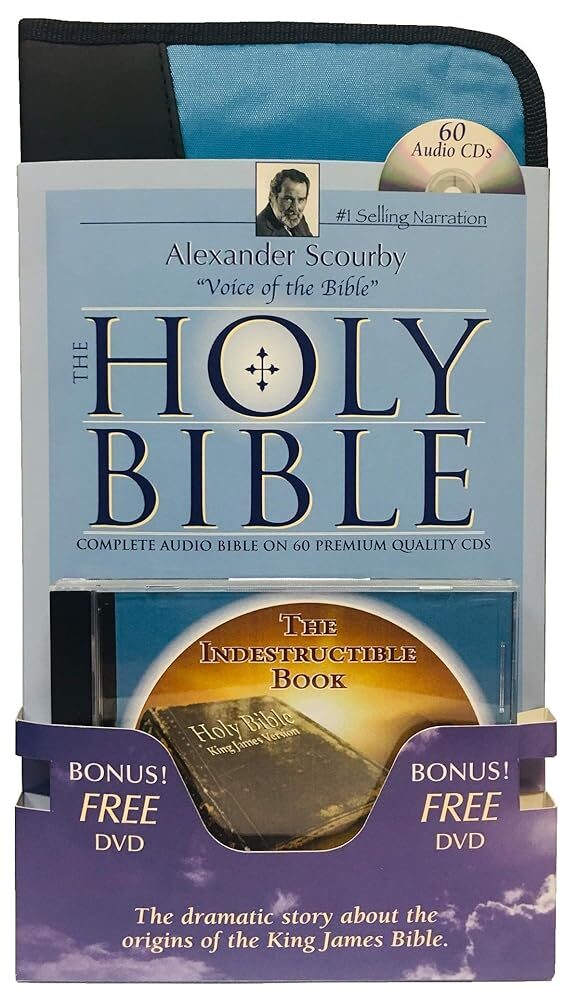 KJV Scourby Audio Bible CD & DVD