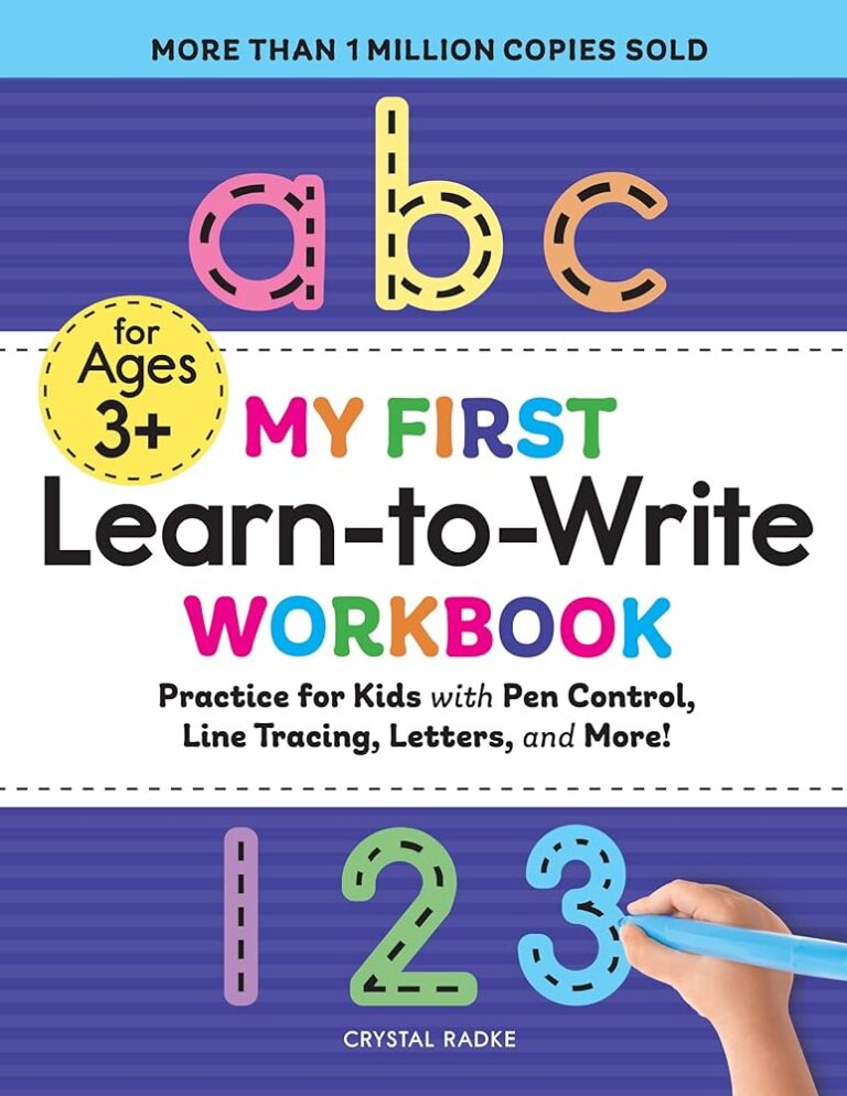 My First Learn-to-Write Workbook for Kids