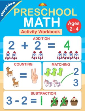 Preschool Math Workbook: Tracing & Basics