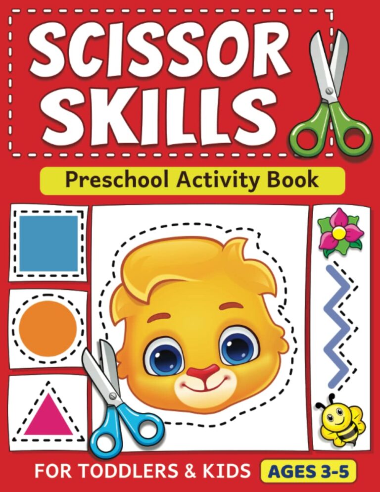 Preschool Scissor Skills Activity Book