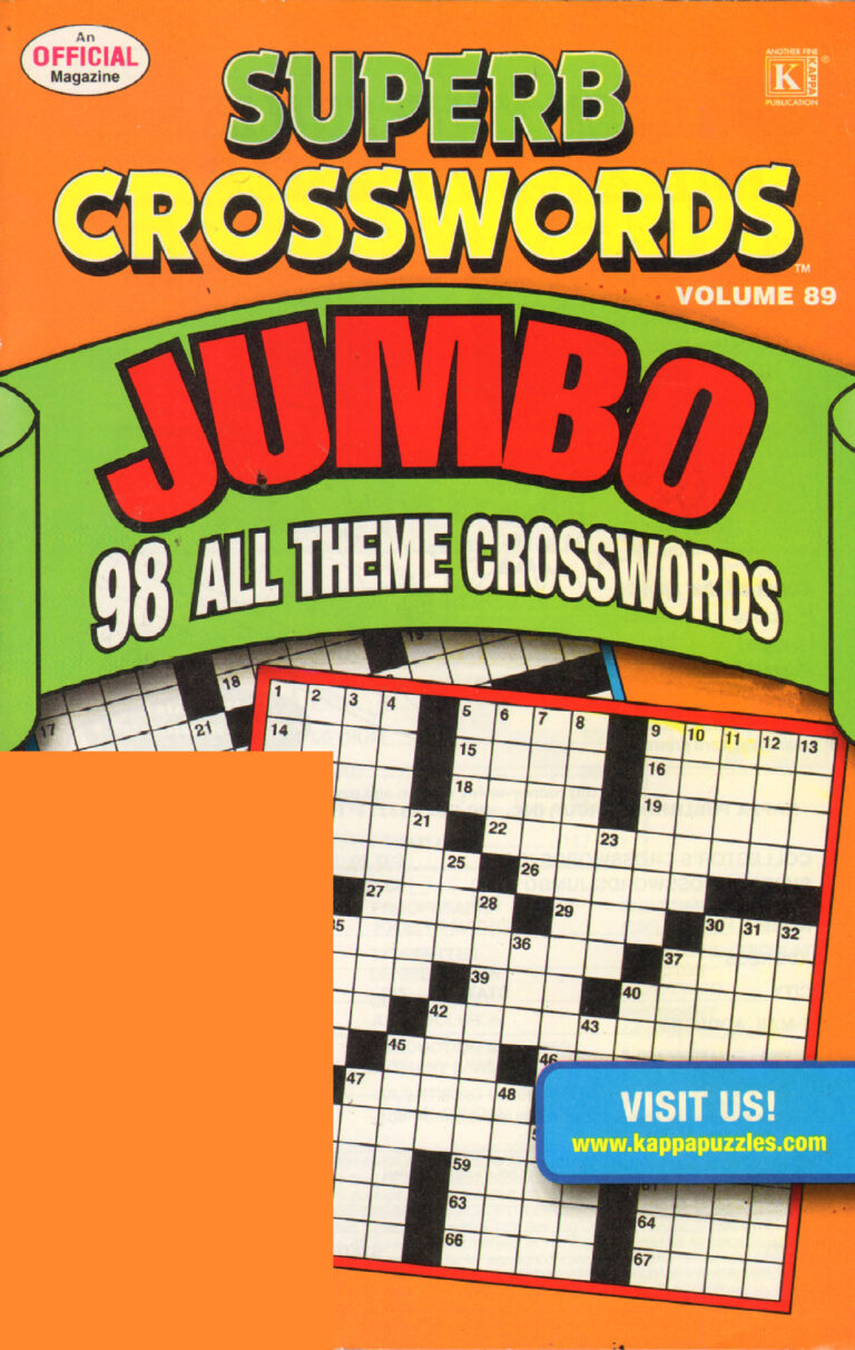 Superb Crosswords Jumbo Magazine