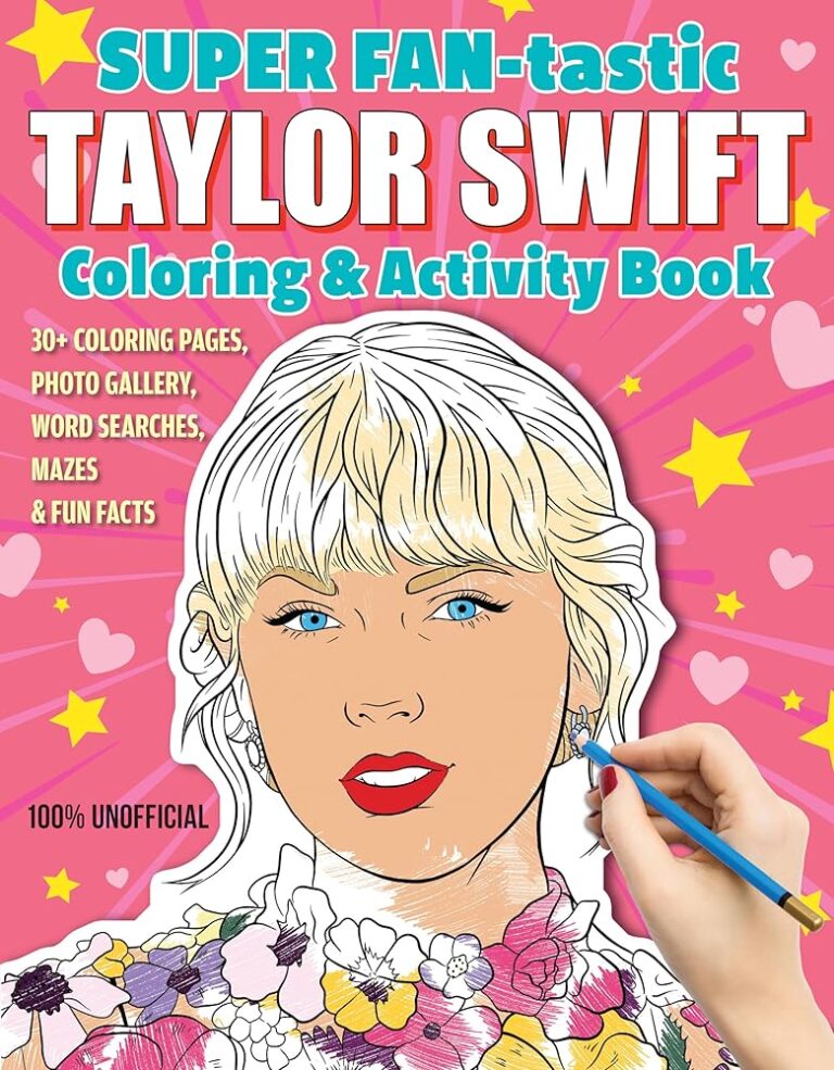 Taylor Swift Coloring & Activity Book