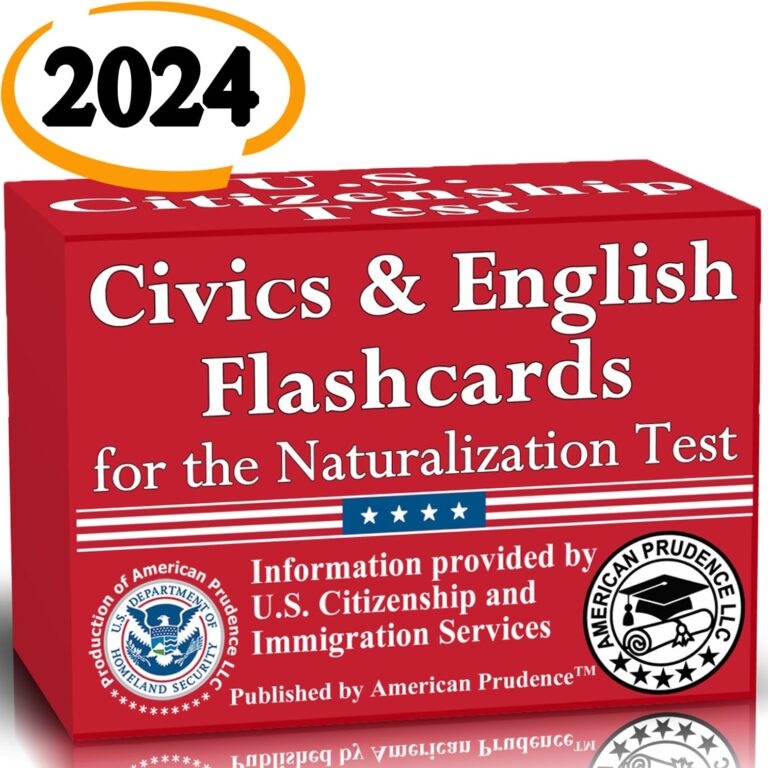 US Citizenship Test Flashcards: Civics & English