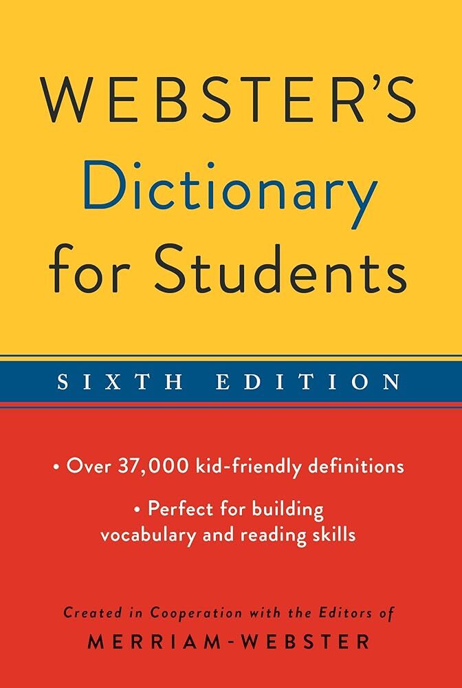 Webster's Student Dictionary, Sixth Edition