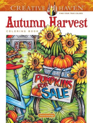 Autumn Harvest Coloring Book for Adults