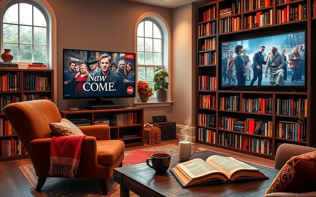 how to find book adaptations on tv