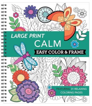 Large Print Calm Coloring Book