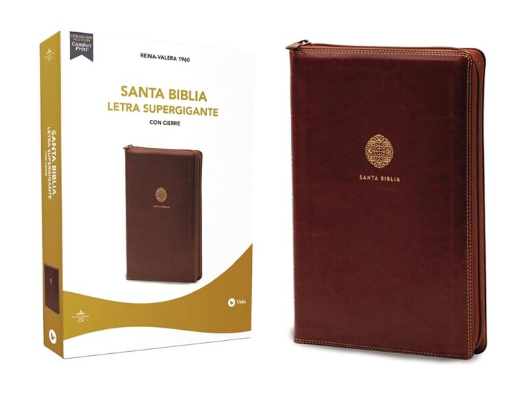 RVR60 Santa Biblia Leathersoft Supergigante