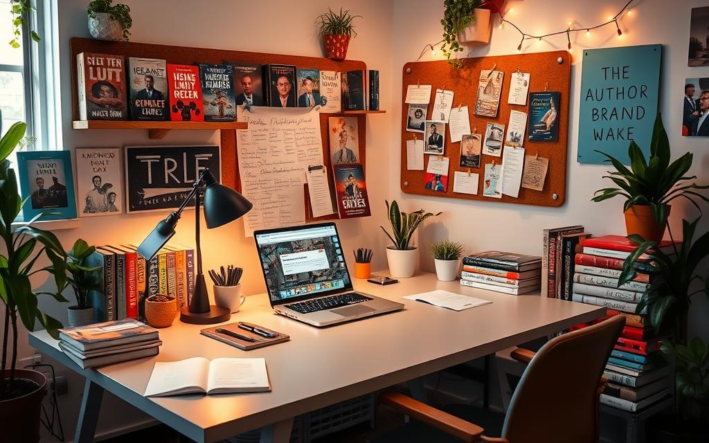 Building author brand identity for social media