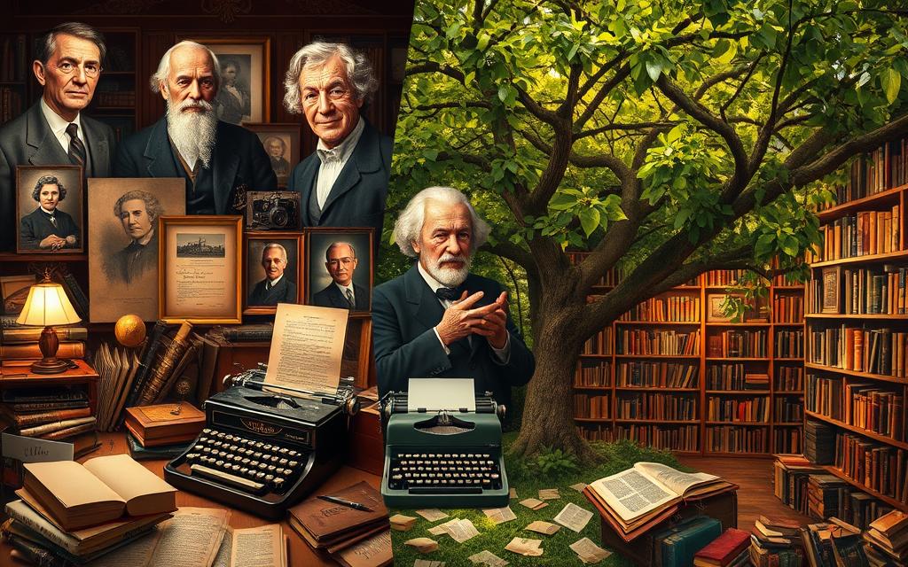 Iconic authors and their life stories