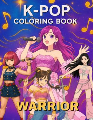 K-Pop Warrior Coloring Book: Idol Combat